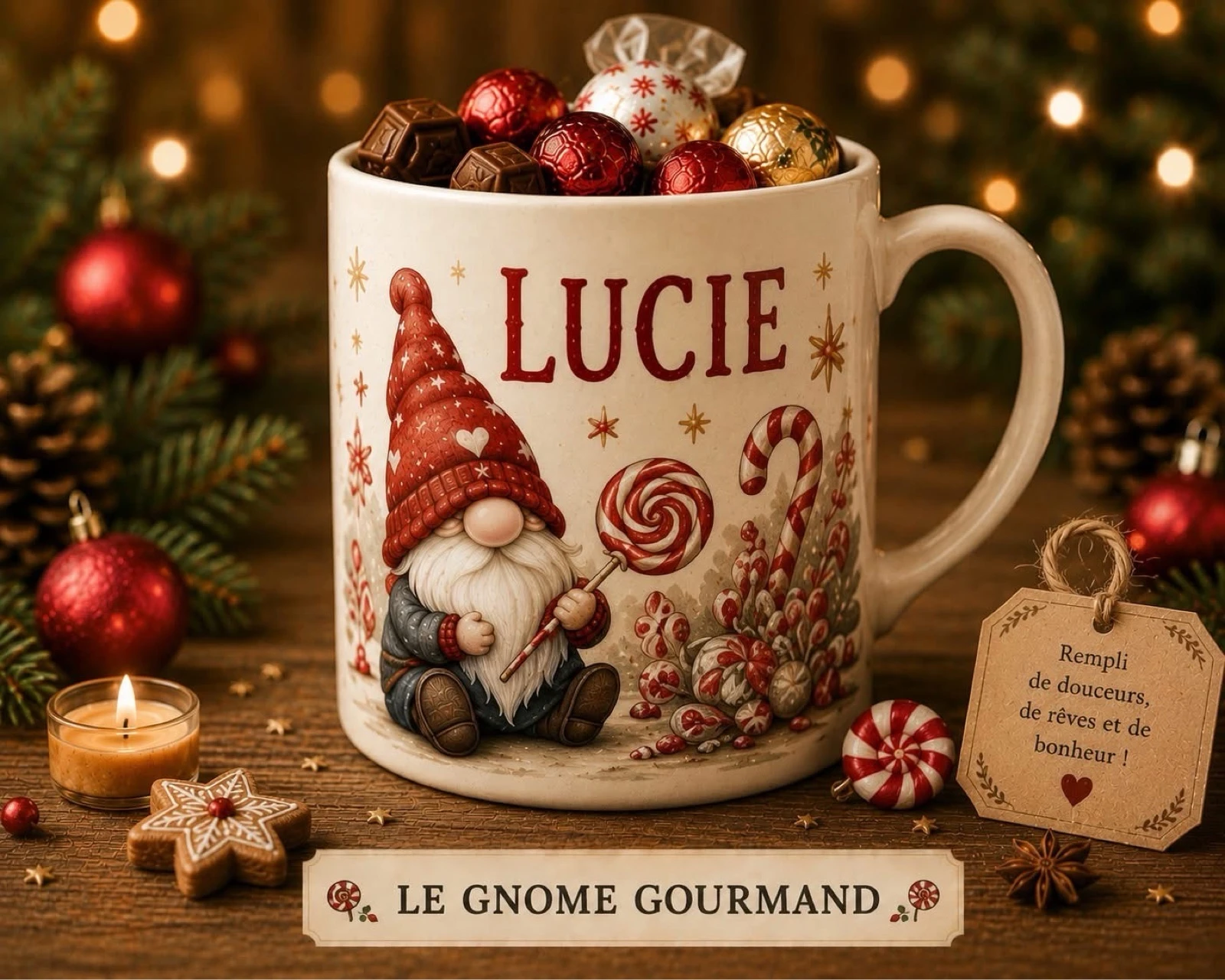 Kerstmokken met naam van het merk Place de Noël – photo 2